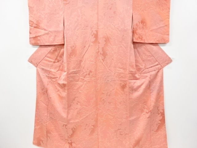 リサイクル　葉模様暈し小紋着物